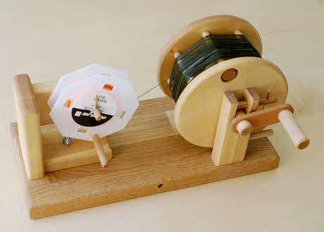 Leinentrockner mit Umspulmöglichkeit